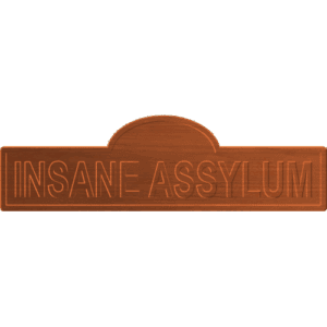 Haunted Halloween Hospital Sign 099