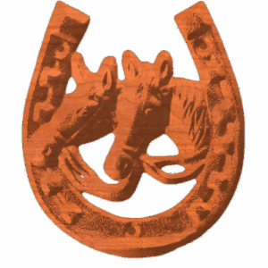 Horseshoe With Horses