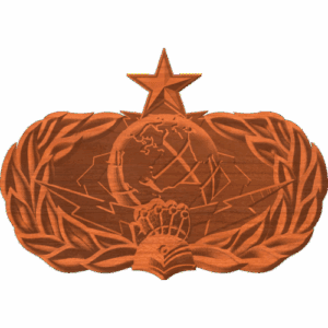 Cyber Space Maintenance Badge Pattern