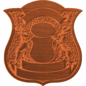 City Badge Blank Pattern