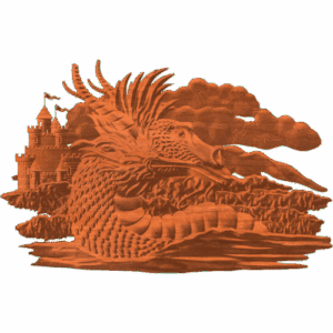 DRAGON AT CASTLE