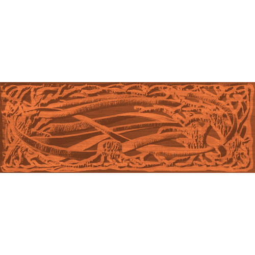 Wind Trees Woodcut for Border