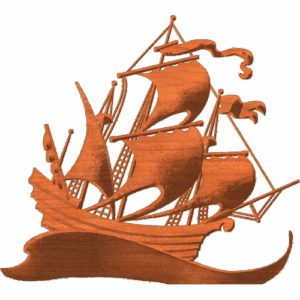 Galleon Ship Wave