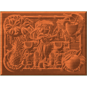 Framed Polynesian Design