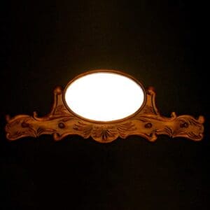 Mirrored Victorian Wall Rack