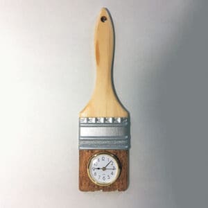 The Paintbrush Clock