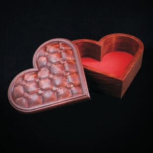 Quilted Heart Box