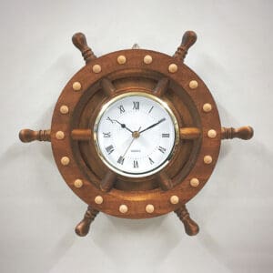 The Ship's Wheel Clock