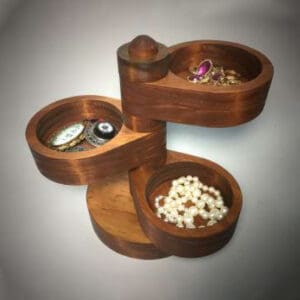 Stacked Swinging Trays