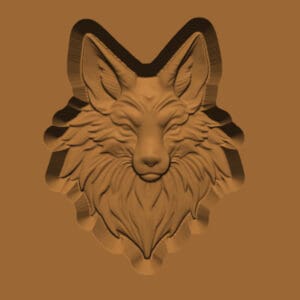 Ornamental Animal Head/Bust Series: Fox