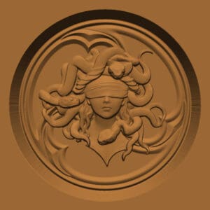 Medusa Rosette - Greek Mythology series