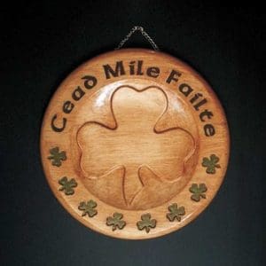 Shamrock Welcome Plaque