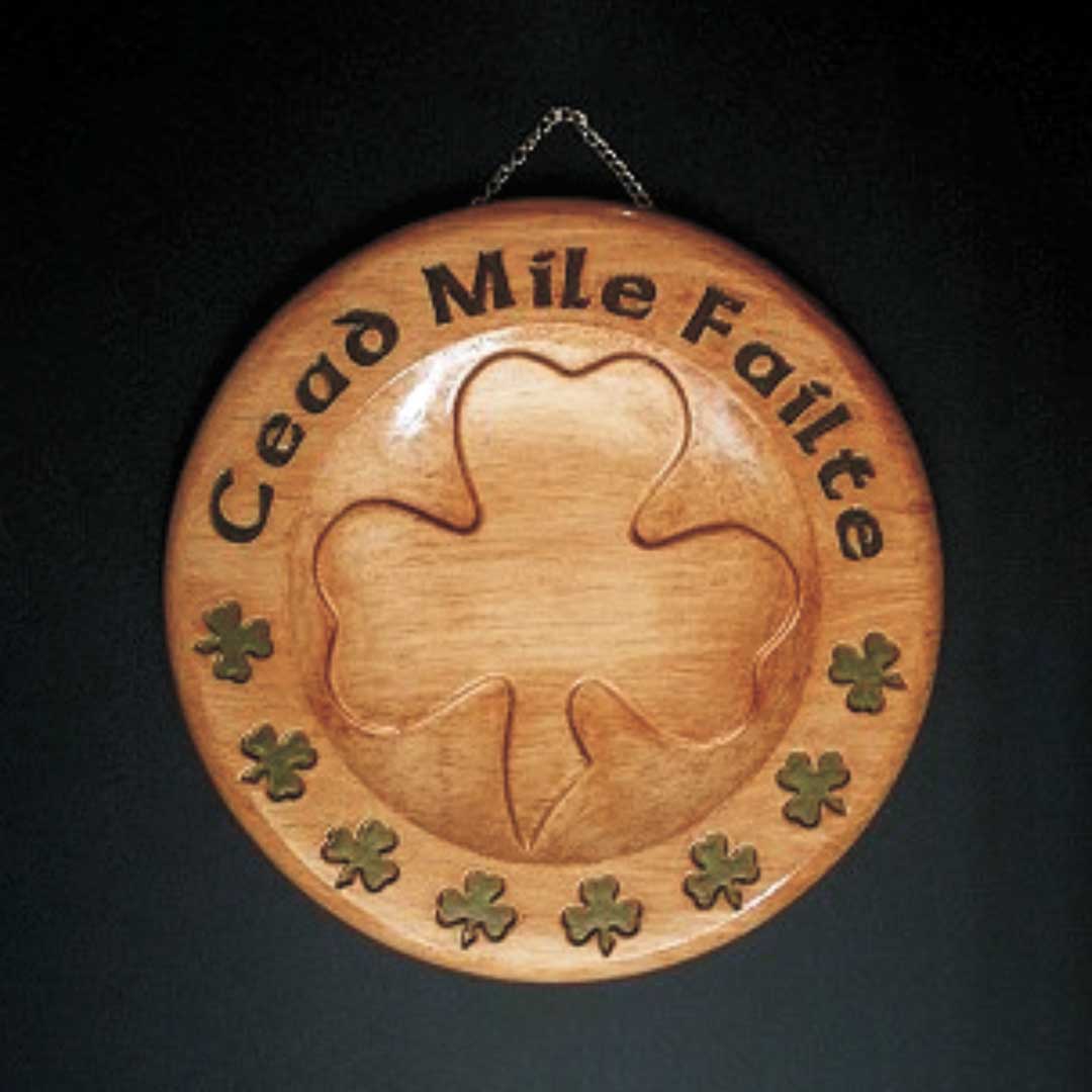 Shamrock Welcome Plaque