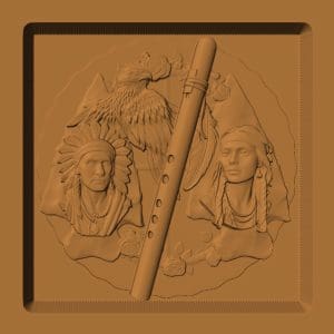 Native American Flute Scene